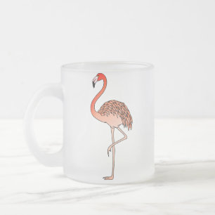 Pink Flamingo Bird Lineart-57567 Coffee Mug
