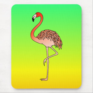 Pink Flamingo Bird Lineart-57567 Coffee Mug Mouse Mat
