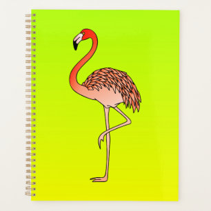 Pink Flamingo Bird Lineart-57567 Planner