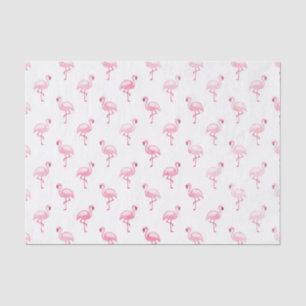 Pink Flamingo Birthday Party Pattern Tissue Paper