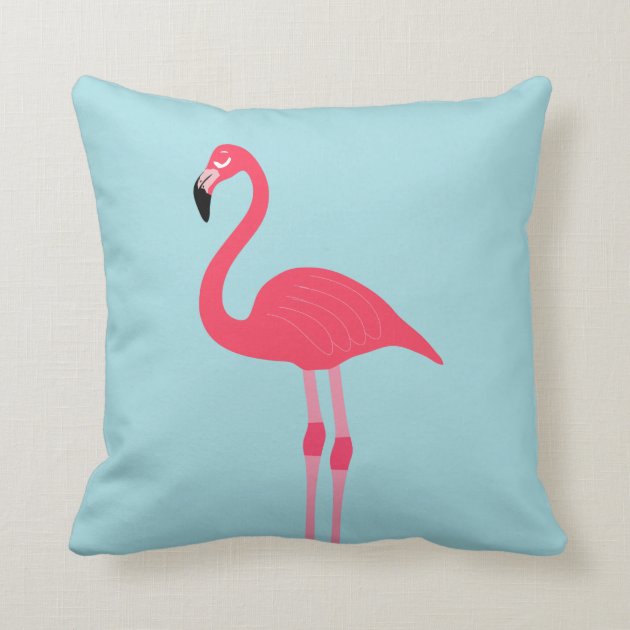 pink flamingo throw pillows
