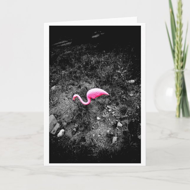 Pink Flamingo Card (Front)