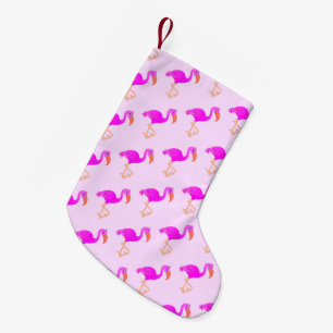 Pink Flamingo Christmas Stocking