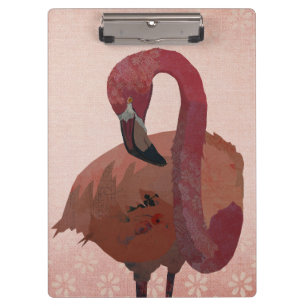 PINK FLAMINGO CLIPBOARD