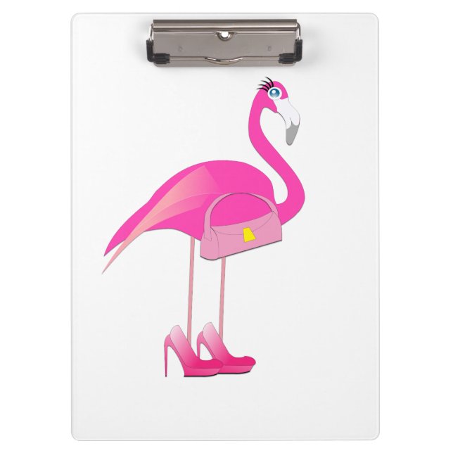 Pink Flamingo - Clipboard (Front)