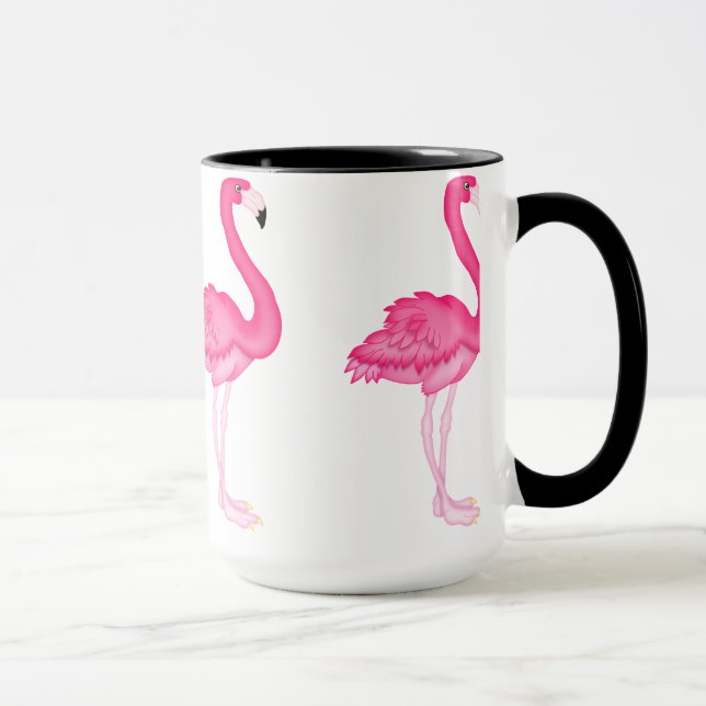 Pink Flamingo coffee mug (Right)