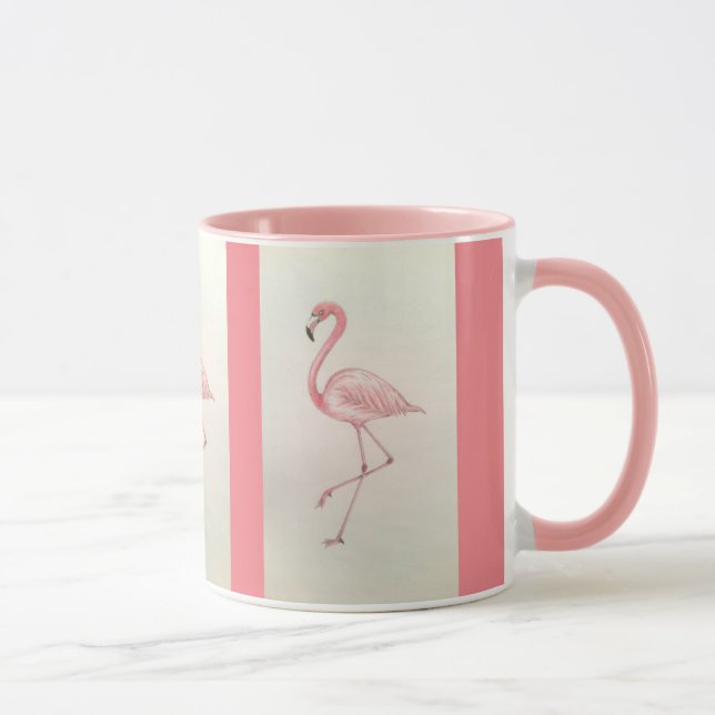 Pink Flamingo Coffee Mug (Right)