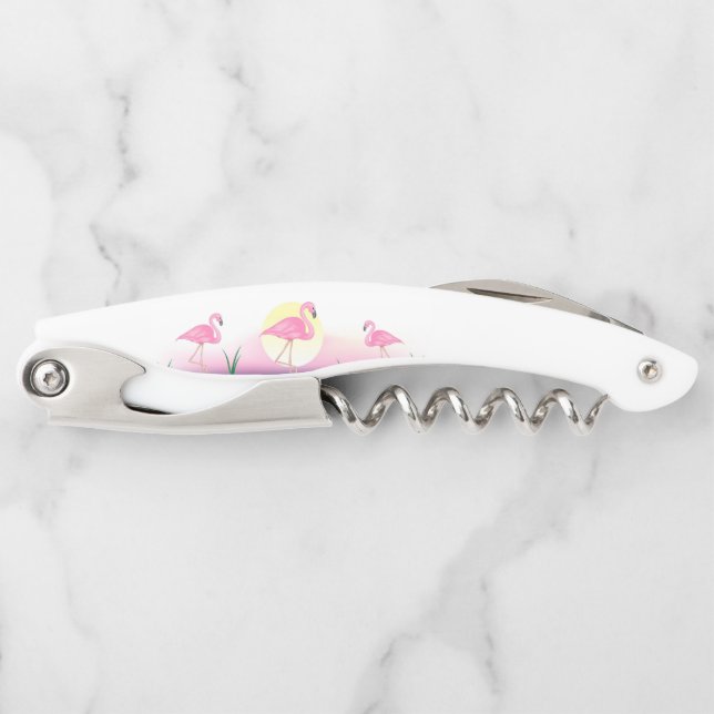 Pink Flamingo Corkscrew (Front)