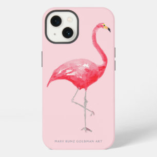Pink Flamingo Cute Tropical Bird Rainforest Girly iPhone 13 Case