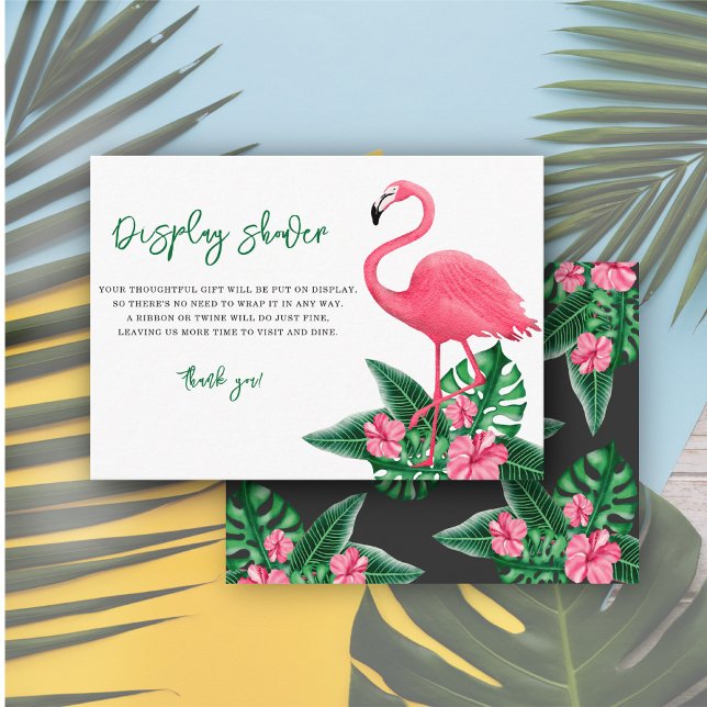 Pink Flamingo - display shower Enclosure Card (Creator Uploaded)