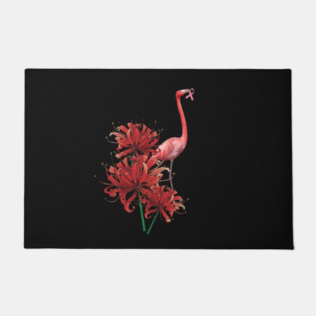 Pink Flamingo Doormat (Front)
