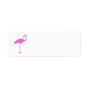 Pink Flamingo Faux Glitter Flamingos Tropical Bird