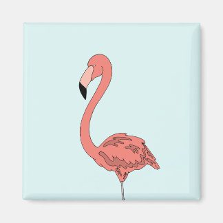 Pink Flamingo Fridge Magnet