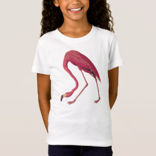 Pink Flamingo Girl's Bella Babydoll T-shirt