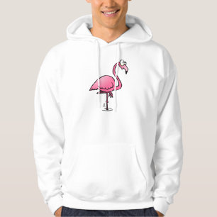 Pink flamingo hoodie