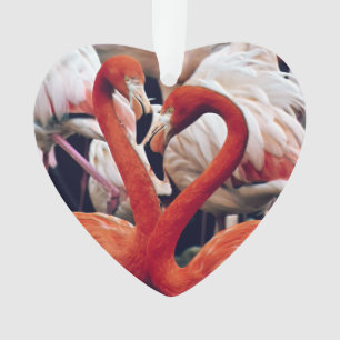 Pink Flamingo in Nature Ornament