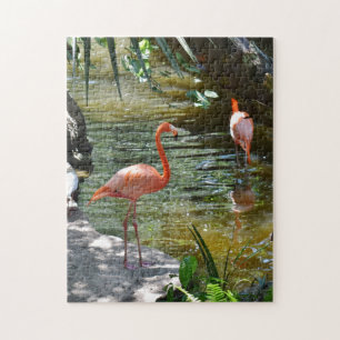 Pink Flamingo Jigsaw Puzzle