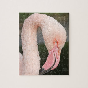 PINK FLAMINGO JIGSAW PUZZLE