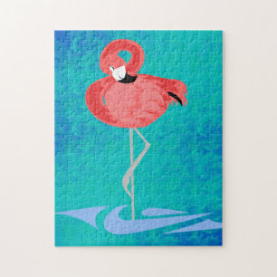 Pink Flamingo Jigsaw Puzzle