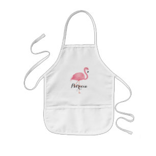 Pink Flamingo Kid's Apron