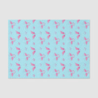 Pink Flamingo Love Birds Pattern Valentine's Day
