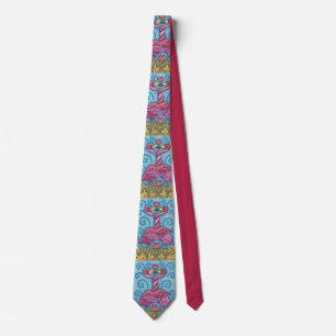 Pink Flamingo Lovers TIE