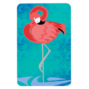 Pink Flamingo Magnet