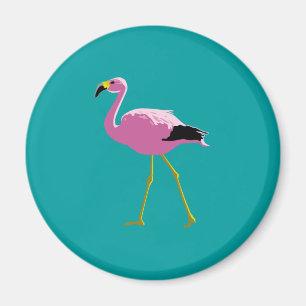 Pink Flamingo Magnet
