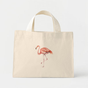 Pink Flamingo Mini Tote Bag
