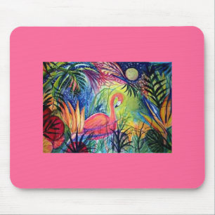Pink Flamingo Mouse Mat