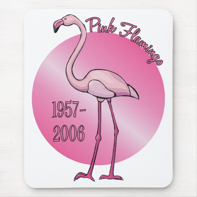 Pink Flamingo Mousepad (Front)