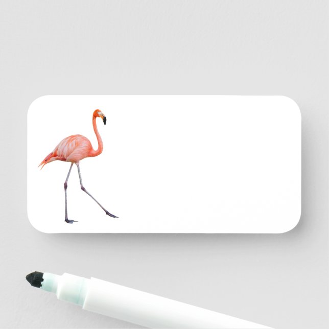 Pink Flamingo Name Tag (In Situ)