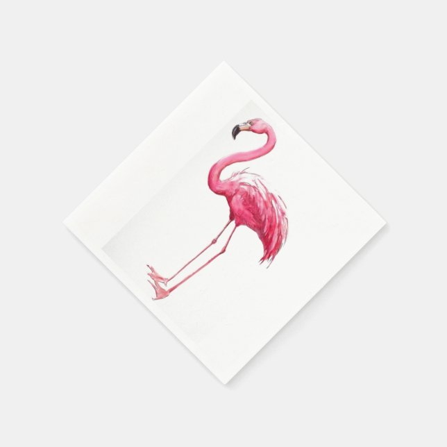 Pink Flamingo Napkin (Corner)