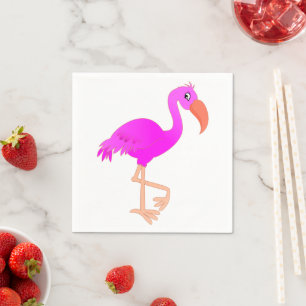 Pink Flamingo Napkins