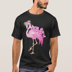 Pink Flamingo Nene Bird Christmas Matching Family T-Shirt