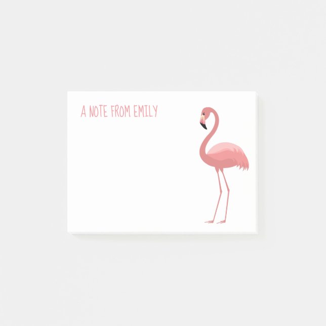 Pink Flamingo Note From (Front)