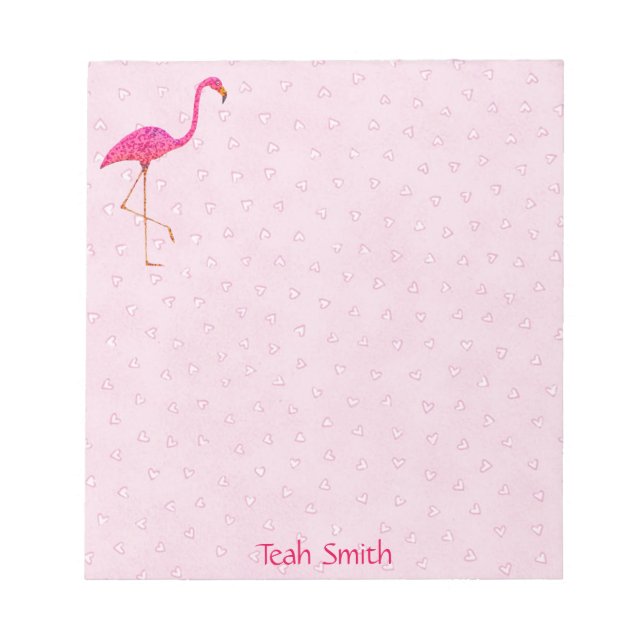 Pink Flamingo Notepad (Front)