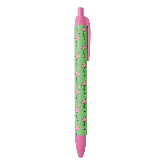 Pink Flamingo Office Writing Pens Gift (Bottom (Vertical))