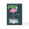 Pink Flamingo Palm trees and Succulents Birthday
