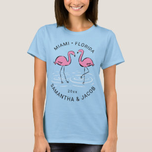 Pink Flamingo Personalised T-Shirt