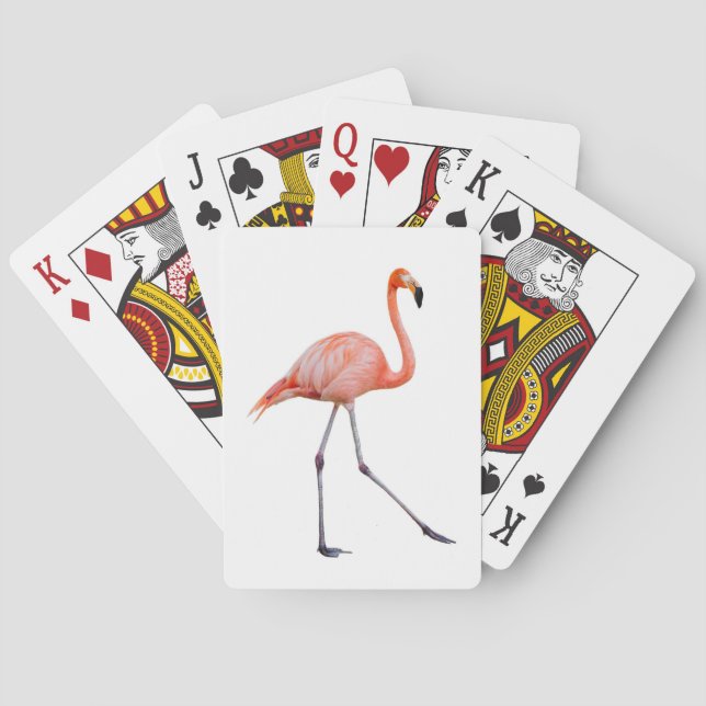 Pink Flamingo Playing Cards (Back)