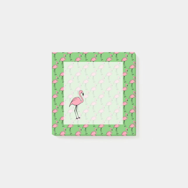 Pink Flamingo Post It Notes Gift (Front)