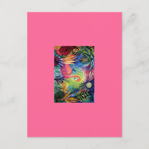 Pink Flamingo Postcard