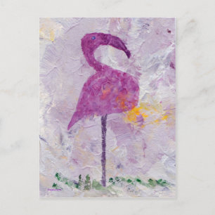 Pink Flamingo Postcard