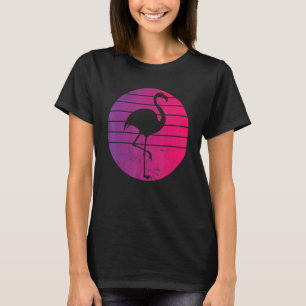 Pink Flamingo Retro Funny Animal Lovers For Men Wo T-Shirt