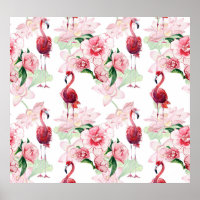 Pink Flamingo: Seamless Pattern Elegance