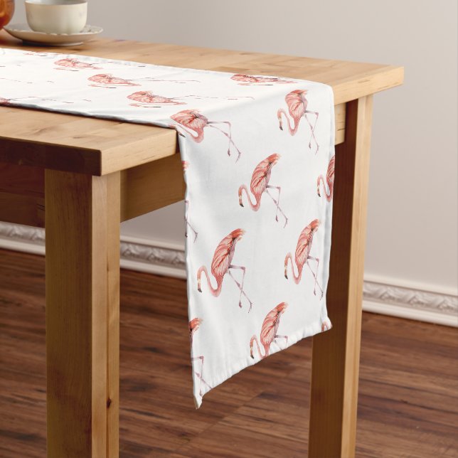 Pink Flamingo Short Table Runner (In Situ)