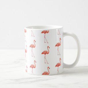 Pink Flamingo Simple Pattern Coffee Mug