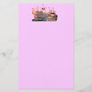 Pink Flamingo Stationery