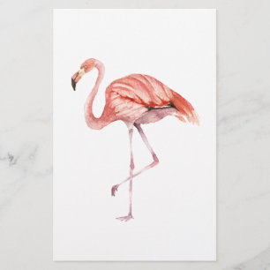 Pink Flamingo Stationery